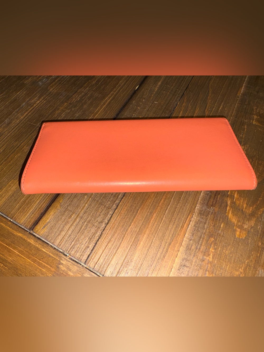 Versace Medusa Leather Continental Wallet โ Coral/Salmon Pink โ Made in Italy - Picture 14 of 15